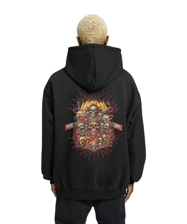 Crunk Thread Sacrificial Relaxed Fit Drop Shoulder Hoodie