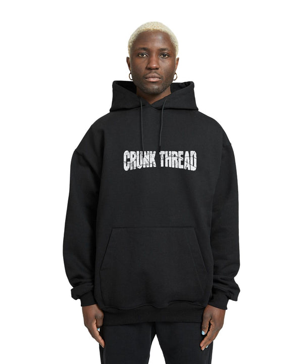 Crunk Thread Sacrificial Relaxed Fit Drop Shoulder Hoodie