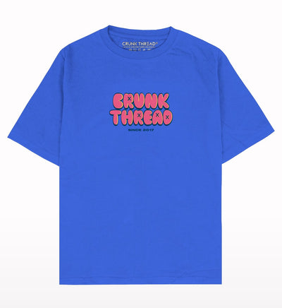 Crunk Thread Skull Graffiti Oversized T-shirt.