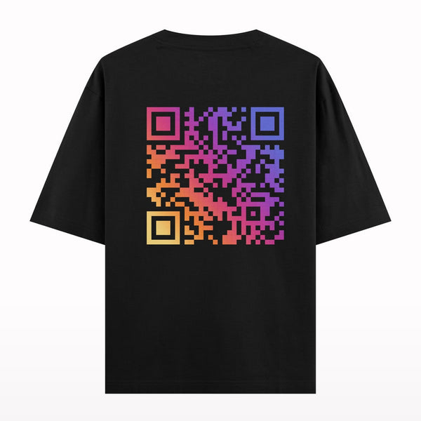 Custom QR Code Oversized T-shirt - Crunk Thread