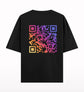 Custom QR Code Oversized T-shirt back