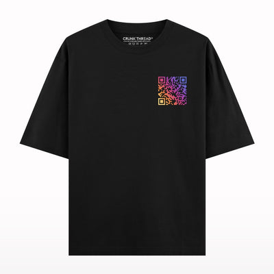 Custom QR Code Oversized T-shirt - Crunk Thread
