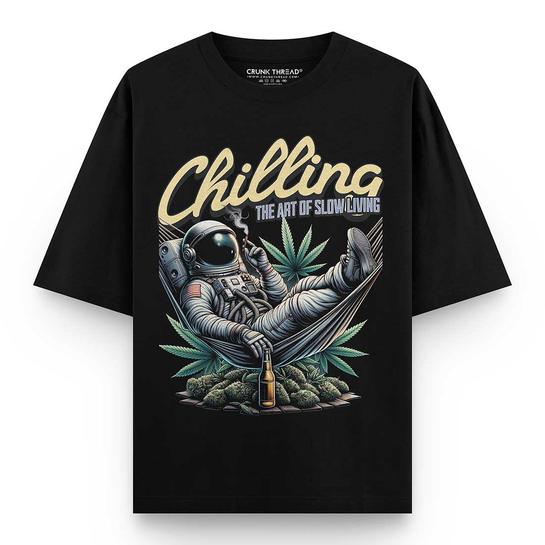 Chilling Astronaut Oversized T-shirt