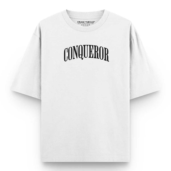 Conqueror-Oversized-T-shirt-front - Crunk Thread