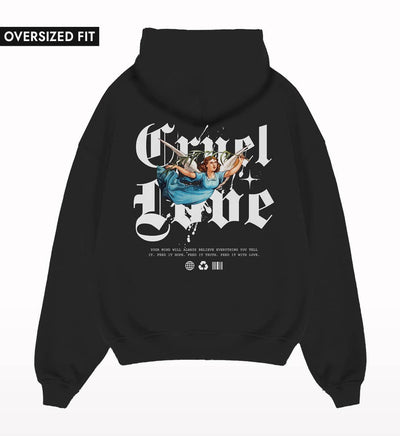 Cruel Love Oversized Hoodie - Crunk Thread