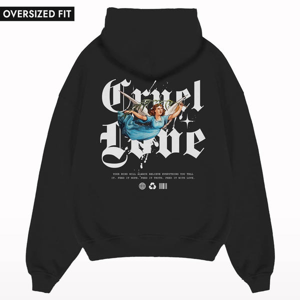 Cruel Love Oversized Hoodie - Crunk Thread
