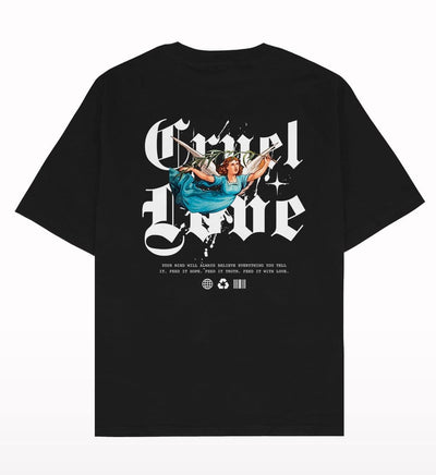 Cruel Love Oversized T-shirt - Crunk Thread