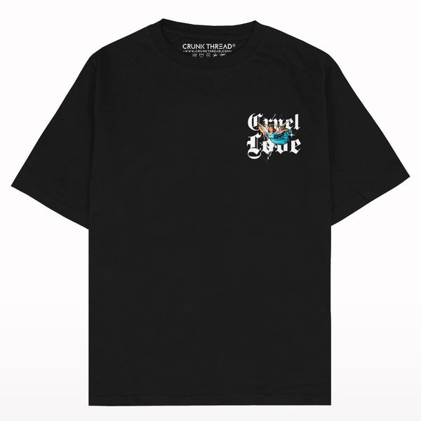 Cruel Love Oversized T-shirt - Crunk Thread