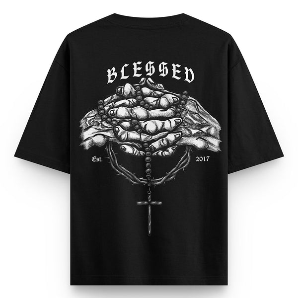 Crunk-Thread-Blessed-Oversized-T-shirt - Crunk Thread