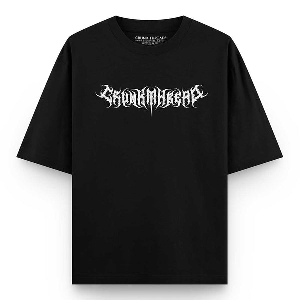 Crunk-Thread-Death-Metal-Logo-Oversized-T-shirt - Crunk Thread