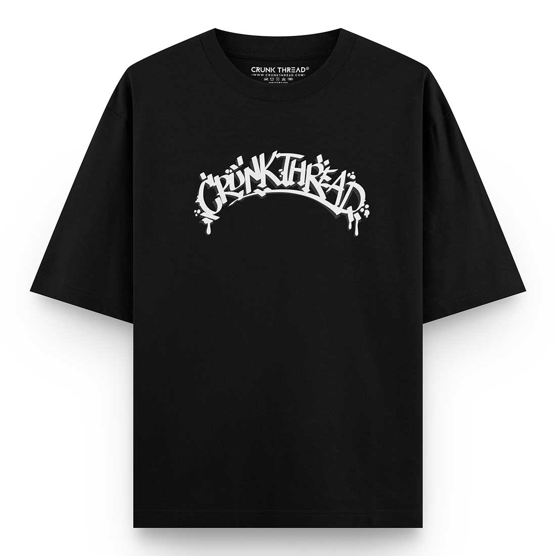 Crunk Thread Street Culture Oversized T-shirt