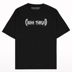 Crunk Thread Tri Skull Oversized T-shirt Front