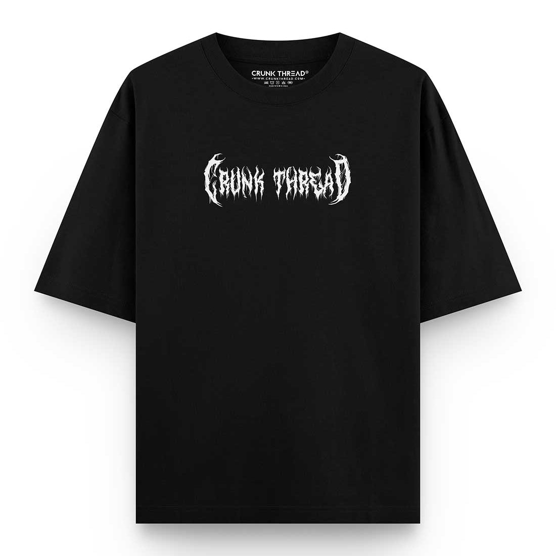 Crunk Thread Tri Skull Oversized T-shirt