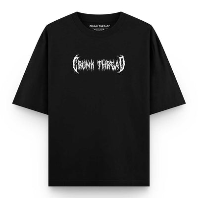 Crunk Thread Tri Skull Oversized T-shirt