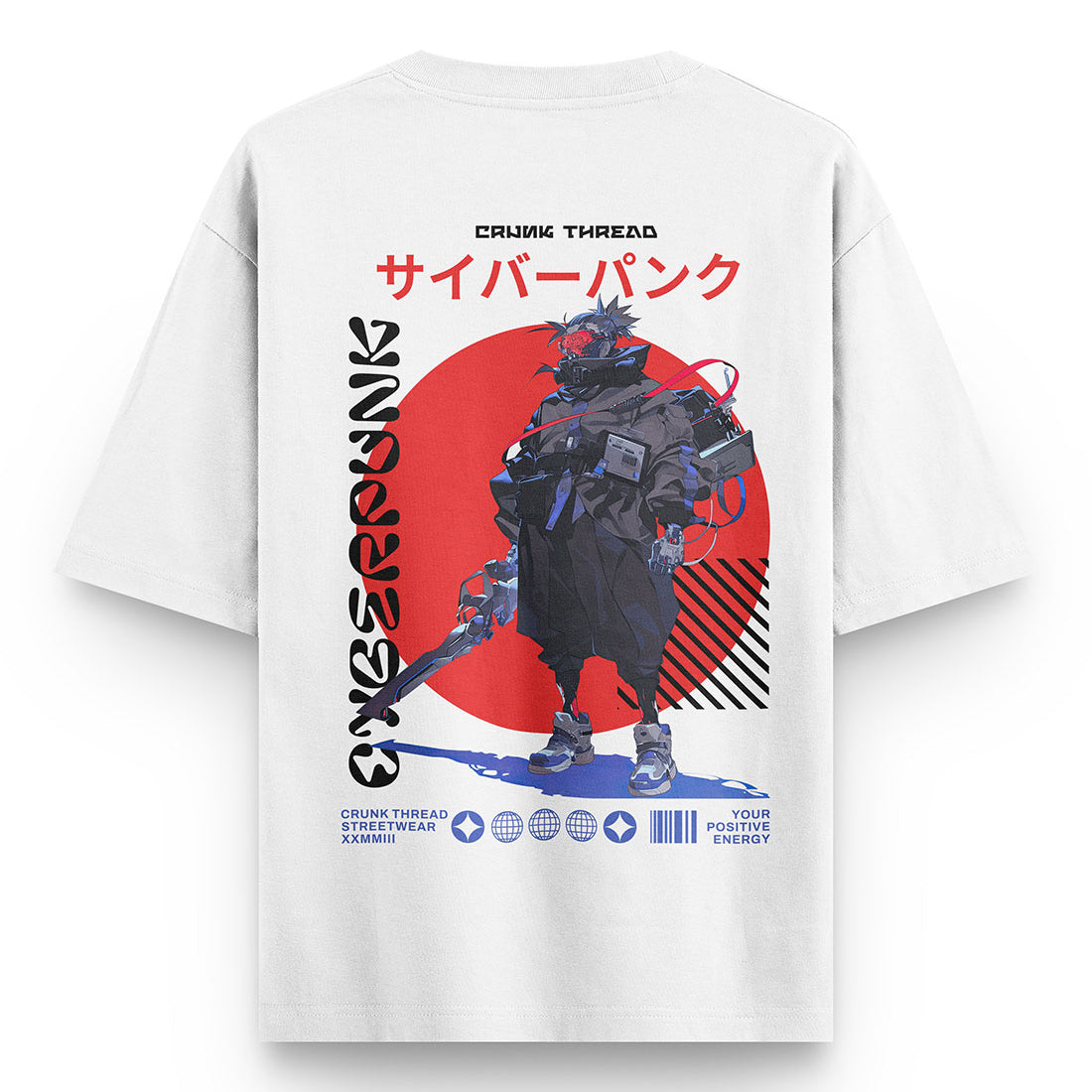 Crunk Thread Cyberpunk Oversized T-shirt