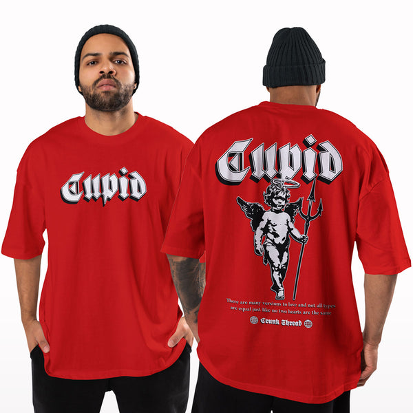 Cupid Love Red Oversized T-shirt - Crunk Thread