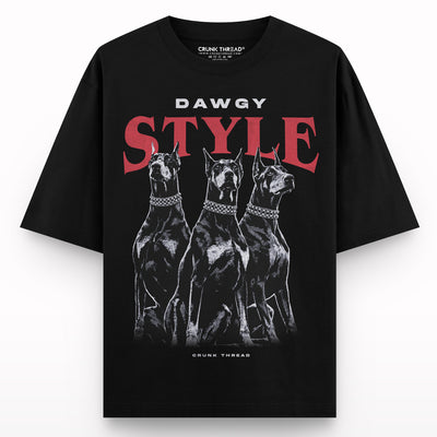 DAWGY-STYLE-DOBERMAN-OVERSIZED-T-SHIRT - Crunk Thread