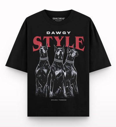 DAWGY-STYLE-DOBERMAN-OVERSIZED-T-SHIRT - Crunk Thread