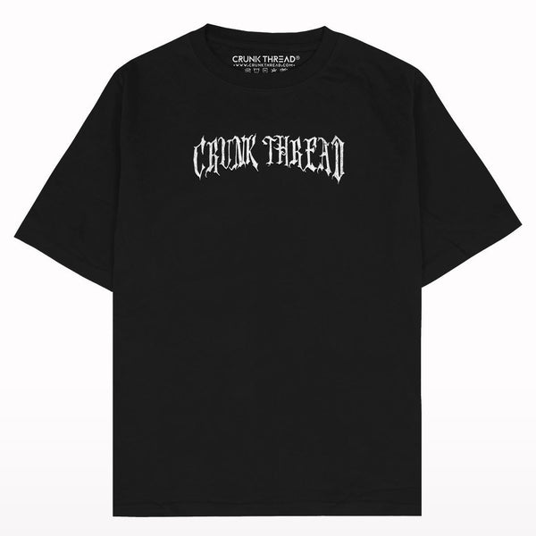 Death Metal Graphic Oversized T-shirt - Crunk Thread