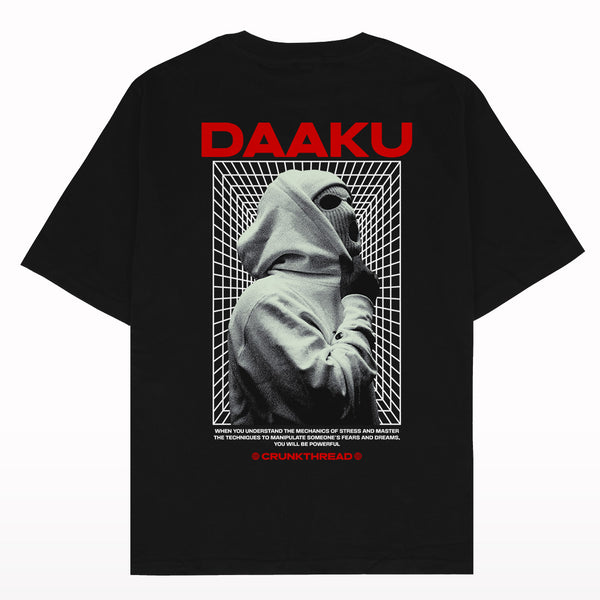 Daaku Balaclava Mask Oversized T-shirt - Crunk Thread