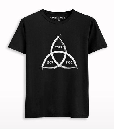 Dark Triquetra Half Sleeve T-shirt - Crunk Thread