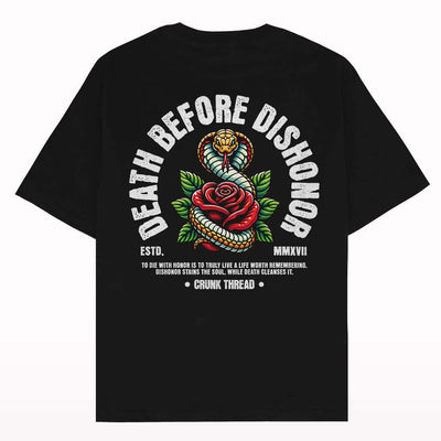 Death Before Dishonor Oversized T-shirt - Crunk Thread