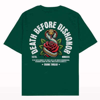 Death Before Dishonor Oversized T-shirt - Crunk Thread