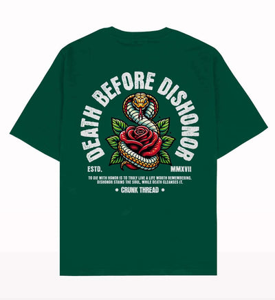 Death Before Dishonor Oversized T-shirt - Crunk Thread