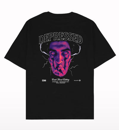 Depressed Oversized T-shirt - Crunk Thread