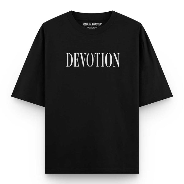 Devotion-oversized-t-shirt-front - Crunk Thread