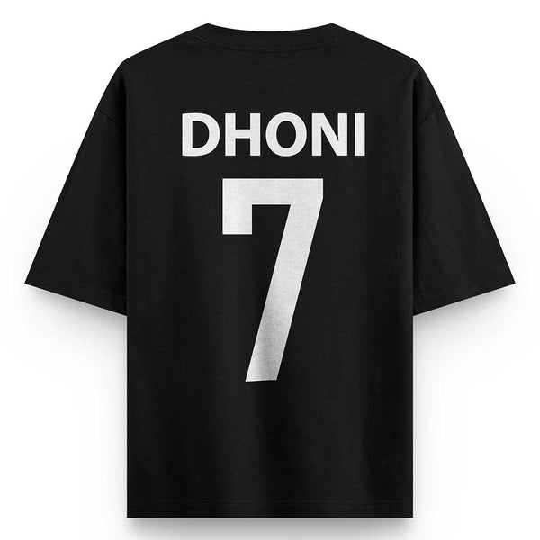Dhoni-forever-oversized-t-shirt-back-print - Crunk Thread