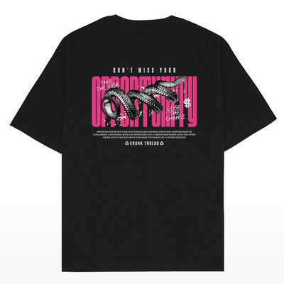 Don't miss opportunity Oversized T-shirt - Crunk Thread
