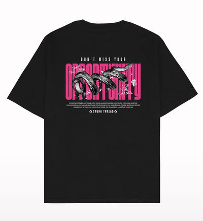 Don't miss opportunity Oversized T-shirt - Crunk Thread