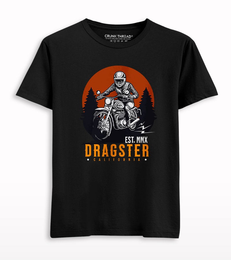 Dragster Biker T-shirt - Crunk Thread