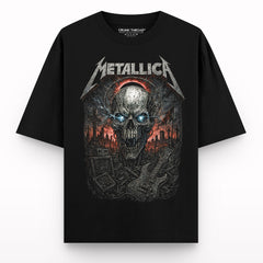Dystopian Skull Oversized T-shirt