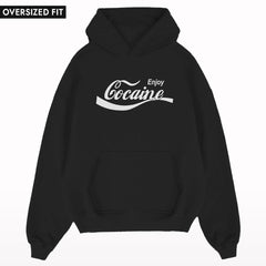 Enjoy Cocaine Oversized Hoodie.