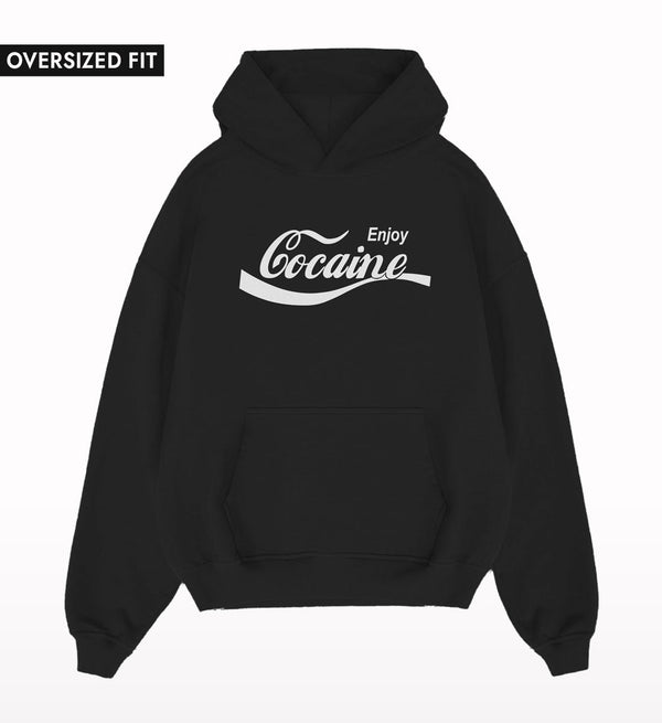 Enjoy Cocaine Oversized Hoodie.