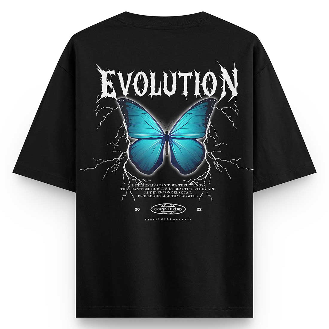 Evolution Butterfly Oversized T-shirt