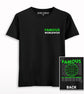 Famous Worldwide Front-Back Printed T-shirt