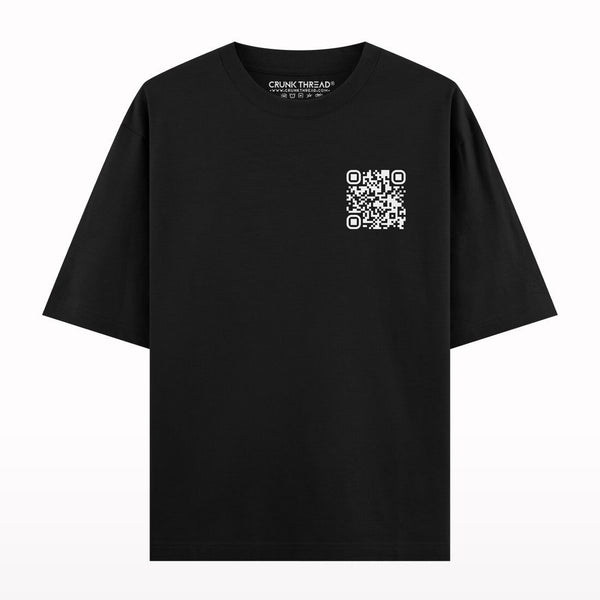 F*ck You QR Code Oversized T-shirt - Crunk Thread