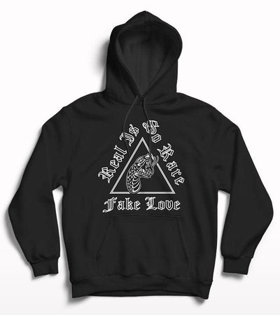 Real Is So Rare Fake Love Hoodie - Crunk Thread