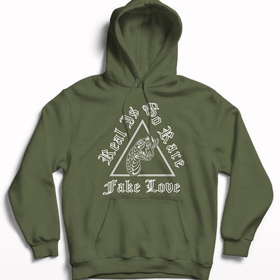 Real Is So Rare Fake Love Hoodie - Crunk Thread