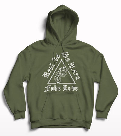 Real Is So Rare Fake Love Hoodie - Crunk Thread
