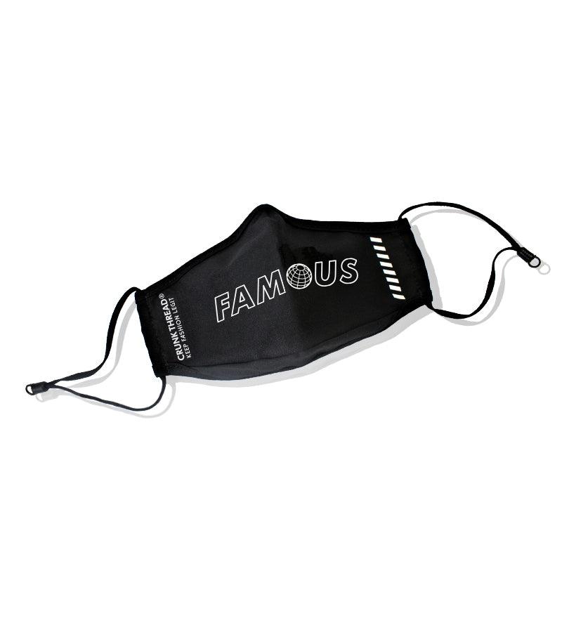 Famous Face Mask With Nose Clip & Adjustable Ear Loop - Crunk Thread