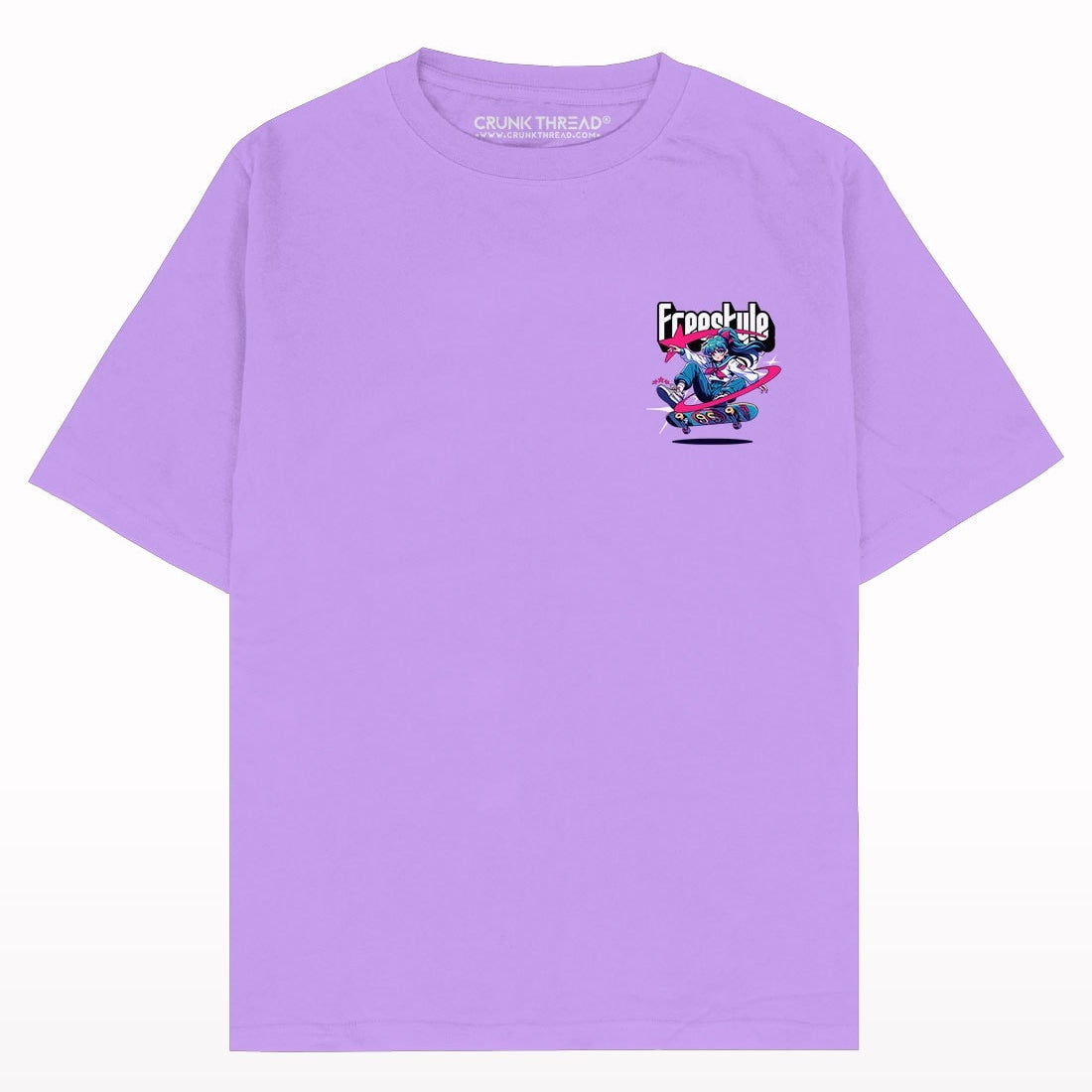 Freestyle Y2k Oversized T-shirt - Crunk Thread