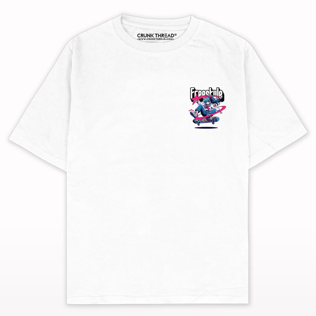 Freestyle Y2k Oversized T-shirt - Crunk Thread