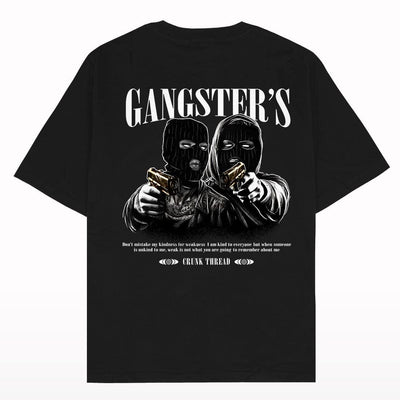 Gangsters Oversized T-shirt - Crunk Thread