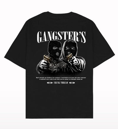 Gangsters Oversized T-shirt - Crunk Thread