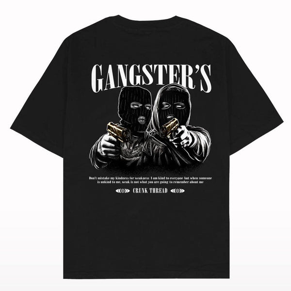 Gangsters Oversized T-shirt - Crunk Thread
