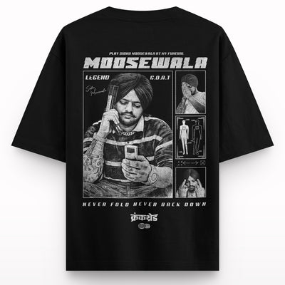 GOAT-SIDHU-MOODEWALA-OVERSIZED-T-SHIRT - Crunk Thread